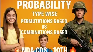 PROBABILITY TYPE WISE - PERMUTATION BASED VS COMBINATION BASED✍️👮🏼#nda #csat 
