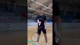 Badminton Forehand lift tutorial #badminton #shorts #shortvideo #bulutangkis #badmintontutorial