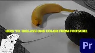 HOW TO ISOLATE ONE COLOR FROM FOOTAGE - ADOBE PREMIERE PRO