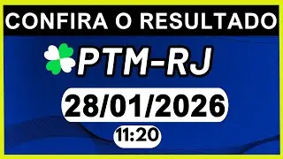 RESULTADO JB - PTM-RJ e LOOK-GO 11:20 | 28/01/2026