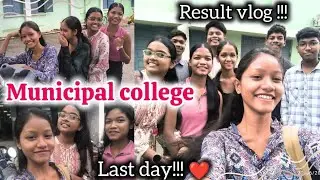 Our Final Day at Municipal College 🥹❤️ | Memories & Results Inside..!! || @MahimaLakra22