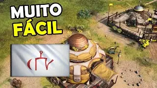 Enfrentei 2 IAs no Mais Difícil no Age of Empires 4 com a Horda Dourada