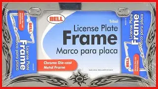 Upgrade Your Ride with Bell Automotive&rsquo;s Tribal Chrome License Plate Frame