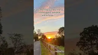 &ldquo;A new day. A new chance. Stay calm, stay kind.