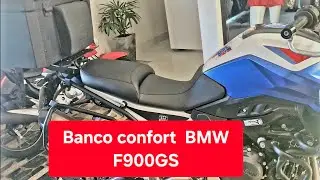 Banco conforte BMW F900GS  e kit reparo de pneu