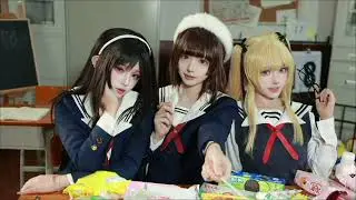 UTAHA SENPAI , MEGUMI , ERIRI-CHAN REAL LIFE COSPLAY SAEKANO #saekano 