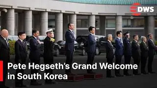 WATCH: South Korea Honors War Secretary Pete Hegseth in Grand Welcome Ceremony | AC1G