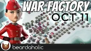 Boom Beach Gearheart War Factory Unboosted Gameplay Smooka Walkthrough for Oct. 11, 2016