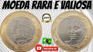 voc&ecirc; tem esta moeda rara e valiosa? 1 real 2018, n&atilde;o deixe esse defeito passar despercebido.
