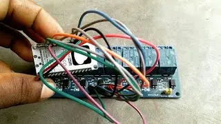 8 channel relay wire connection installation in node mcu esp8266