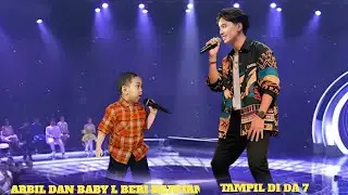 ARBIL DAN BABY L TAMPIL MEMUKAU DIPANGGUNG DA 7 MEMBUAT PENONTON DI STUDIO TERCENGANG