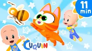 O gatinho pequenino quer ser uma abelhinha | Cleo & Cuquín