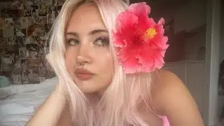 a very quick behind the scenes of my remy bond inspired photoshoot 🌺🌺