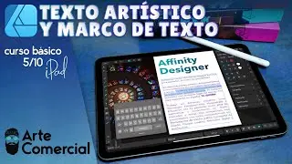 Todo Sobre Textos en Affinity Designer para iPad - Espa&ntilde;ol