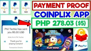 Legit Free Earning App Coinplix PAYMENT PROOF PHP 278.03 Free Paypal Gcash Prepaid Load|misisj 7