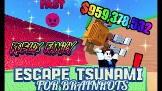ESCAPE TSUNAMI FOR BRAINROTS TUTORIAL