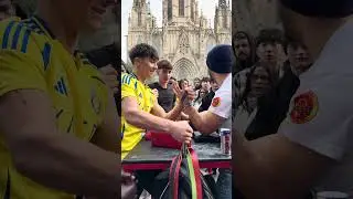 Aymen VS Joel Strong #armwrestling #pulsos #barcelona