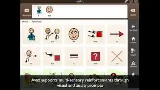 Avaz for Autism - Highlight # 2 - Multi Sensory Reinforcement