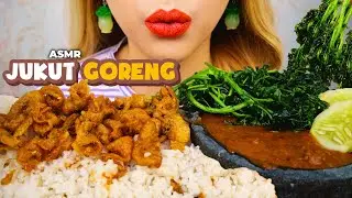 SEMPET MAT1 DONG MICNYA 🎙😣😵&zwj;💫 ASMR NASI UDUK KULIT AYAM PAKE JUKUT GORENG COEL SAMBEL TERASI‼️