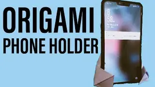 How To Make Origami Phone Holder | Super Easy Tutorial For Beginners!!