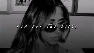 Tate McRae, run for the hills | sped up |