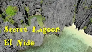 Secret Lagoon - El Nido, Palawan, Philippines - 4K Drone