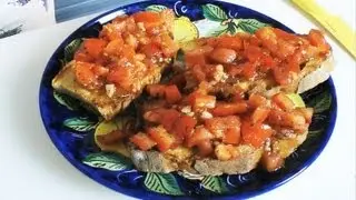 Włoska przystawka (bruschetta)