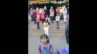 نحن اطفال الشام في مدرسة 8 شباط