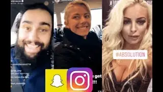 WWE Snapchat/IG Moments ft. Alexa Bliss, Mandy Rose, Rusev, Liv Morgan, Sarah Logan n MORE