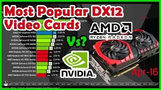 TOP15 - Most Popular DX12 Video Cards - AMD vs NVIDIA?
