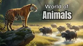 Animals Of The World 8K - Scenic Wildlife Film With Calming Music