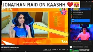 JONATHAN RAID ON KAASH PLAYS ❤️ | CHAT SPAMMING ' AUNTY 😂 AUNTY ' | JONATHAN LAUGHING 🤣 | FUNNY🤪