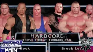 Triple Threat Torando Match Betwwen All Legends #wwe #smackdown #wrestlemania 