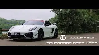 PORSCHE 981 CAYMAN GTS CARBON AERO KITS EVOLUTION TUNING