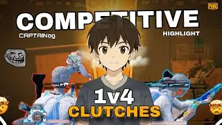 1v4 in competitive lobby 🥶 // competitive highlight 💕 captainog // ​⁠ @Gunnu_xD team vipe 1v4