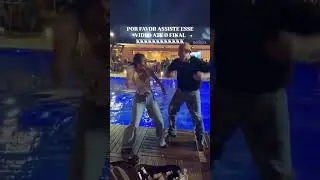ANA CASTELA DAN&Ccedil;ANDO TROPA DO CHAPEL&Atilde;O E CAINDO NA PISCINA KKKKKKKKKKKK #anacastela #barretos