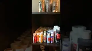 Organized art space!! #art #organization #artist #craft #creative #artchannel #wylanvaneck