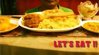 luchi ,fried rice and chilli chicken eating show☺️😌😋