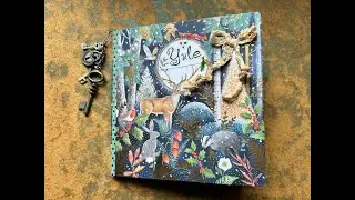 Final Flip Through of My 12 Nights of Yule Junk Journal