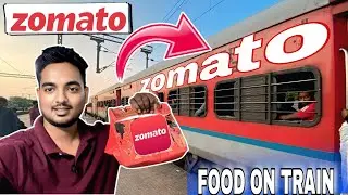 Zomato food delivery in train || How to Food Order in train from zomato 2025 #zomato 