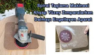 Zımpara Makinesine Dalma Önleyici Aparat