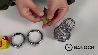 Banoch |  Cockcage metal | colour silver (factory movie)