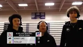 ESN Interviews Bonney Lake Panthers Head Coach Dave Alwert and Keenan Perry and Cole Seminara