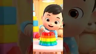 Toddler Cuts Colorful Jelly Cake 🍰 | Fun Play for Kids