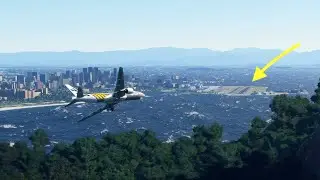 Santos Dumont Airport In MSFS2020 - CRAZY Approach