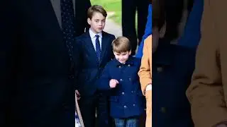 Prince Louis acting cute, George feeling shy #royal #princelouis #princegeorge #royalfamily