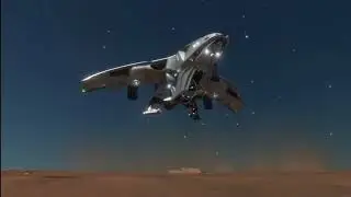 Elite Dangerous Mars like planet landing