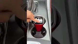Portable Smokeless Car Ashtray Container Cup Holder LED Indicator Light Ashtray