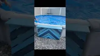 Mini backyard Oasis #shorts #home #pool #diy #construction #homeimprovement #oasis #insta #instagram