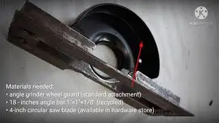Homemade Circular Saw using Angle Grinder